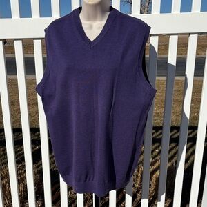 adiPure by Adidas Men’s Size M All Cotton Sweater Vest